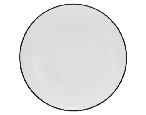 E-shop Plytký tanier Luna Black Line 27 cm, biely%