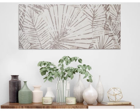 E-shop Obraz na stenu Boho listy abstrakcia, 150x65 cm%
