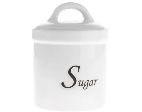 Cukornička Sugar, biela keramika%