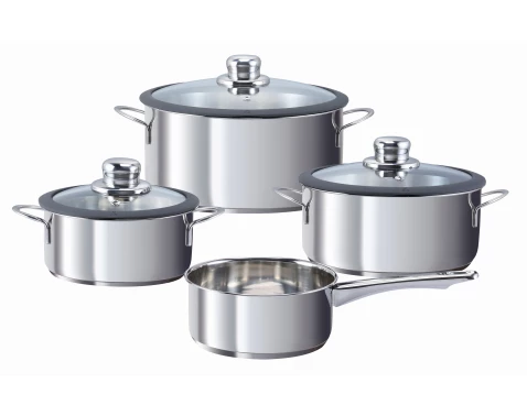 Sada hrncov (7 dielov) Grape, šedá%