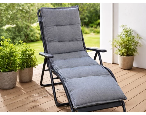 E-shop Záhradný polster na lehátko Luxor 60x190 cm, antracitový%