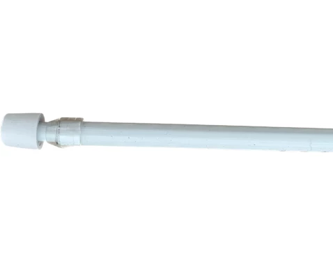 Vitrážna tyčka vzperná Easy 40-70 cm, guľatá biela%