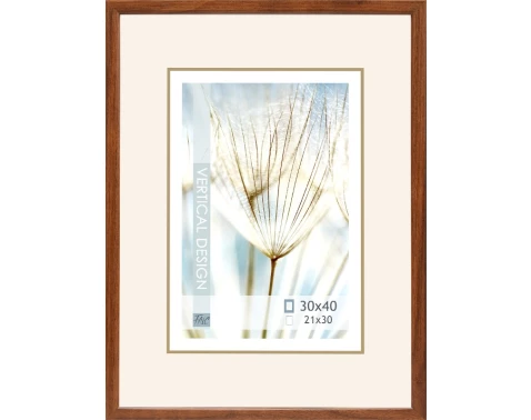 E-shop Fotorámik Giulia 30x40 cm, prírodná tmavá%