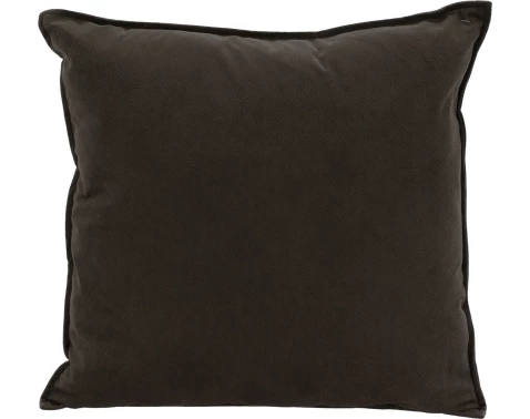 Dekoračný vankúš Bruno 45x45 cm, tmavo hnedý%