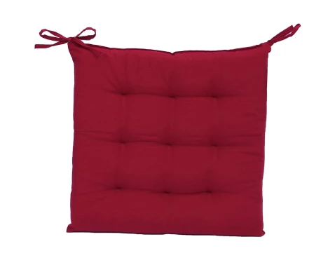 E-shop Podsedák na stoličky Nils 40x40 cm, bordó%