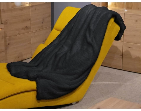 Deka Kuschelteddy 150x200 cm, antracitová%