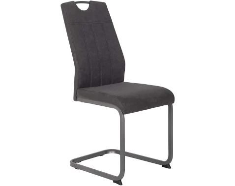 Jedálenská stolička Christina, antracitová vintage látka%