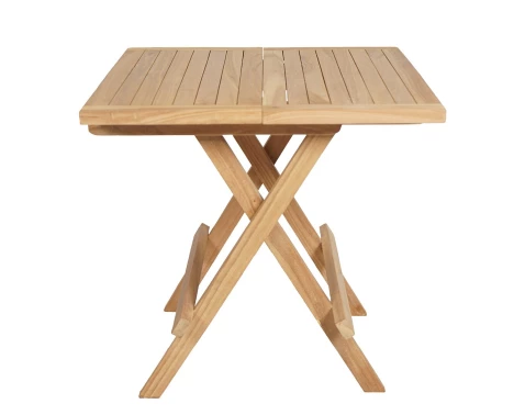 E-shop Záhradný konferenčný stolík Jakarta 50x50 cm, skladacia, teak%