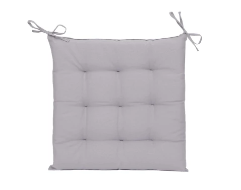 E-shop Podsedák na stoličky Nils 40x40 cm, strieborný%