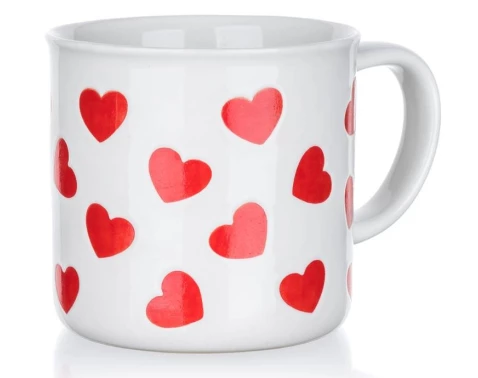 Hrnček Hearts, 350 ml%