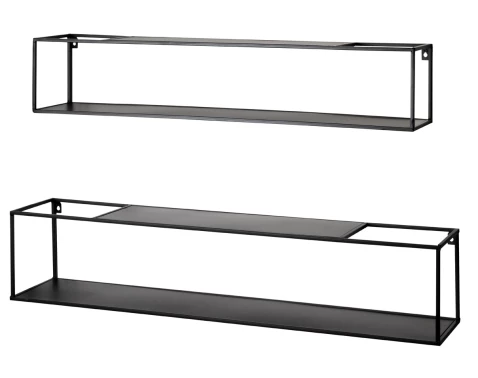 E-shop Set 2 ks nástenný regál Leicester 95 cm/85 cm%