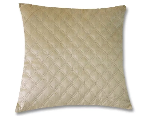 E-shop Dekoračný vankúš Christene 45x45 cm, béžový s kosočtverci%