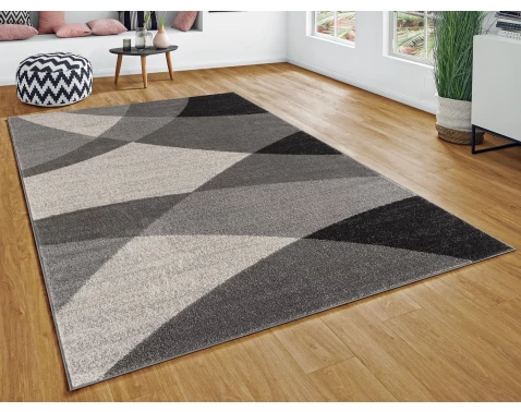 E-shop Koberec Thales 120x160 cm, šedá abstrakcia%
