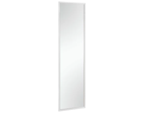 Nástenné zrkadlo Nadine 33,5x125 cm, bielo-zlaté, perlový dekor%