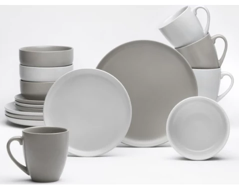 E-shop Jedálenský servis (16 dielov) Stockholm, piesková/taupe%