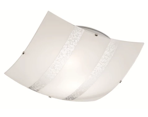Stropné osvetlenie Nikosia 40 cm, biele/strieborné%