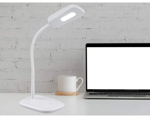 E-shop Stolná lampa Boa 52431101, biela%