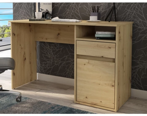 E-shop Písací stôl so zásuvkou Carlos, dub artisan%