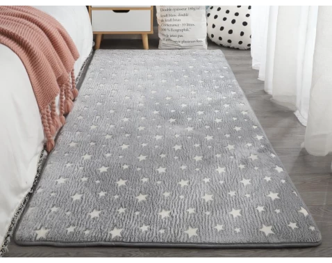 E-shop Detský koberec svietiaci v tme Glow 80x150 cm, hviezdičky%