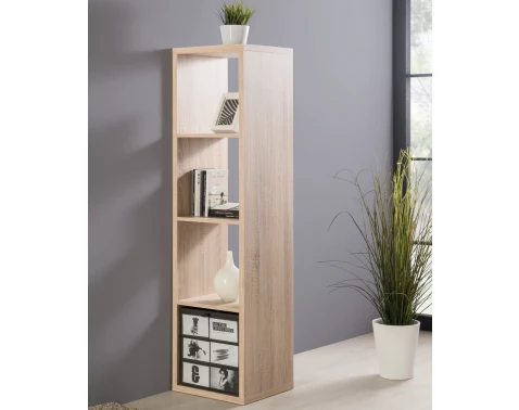 Regál Max, 4x1 priehradky, dub sonoma%