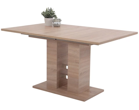 E-shop Rozkladací jedálenský stôl Helena 140x90 cm, dub sonoma%
