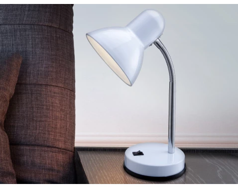 Stolná lampa Basic, biela%