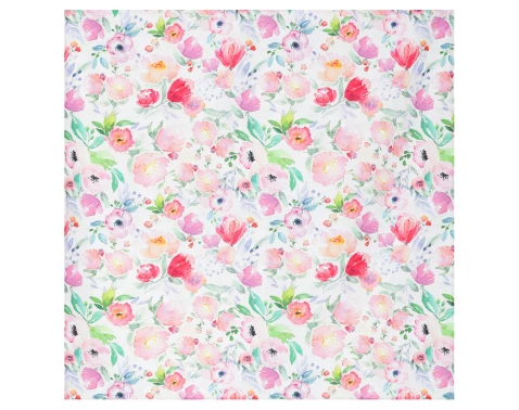 Obrus Akvarel kvety, 80x80 cm%