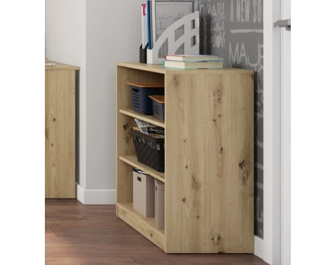 E-shop Nízký regál Carlos, dub artisan, šírka 40 cm%