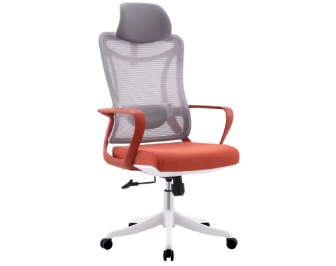 E-shop Kancelárska stolička Sindibad, šedá/oranžová%