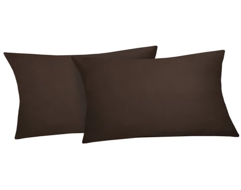 E-shop Obliečka na vankúš (2 ks) Satin 40x80 cm, hnedý%
