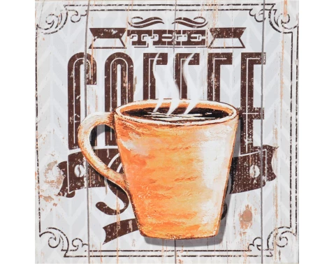 E-shop Obraz na plátne The Coffee, 28x28 cm%