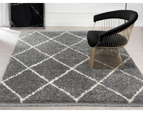 E-shop Koberec Wolly Shaggy 160x230 cm, šedý%