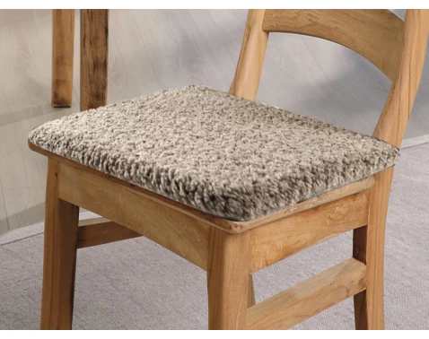 E-shop Podsedák na stoličku Teddy 40x40 cm, taupe%