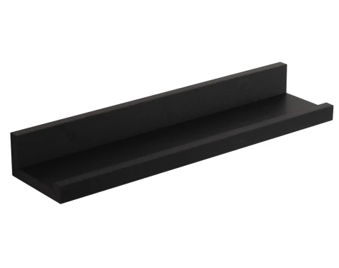 E-shop Polica na stenu Larisa, 40 cm, čierna%