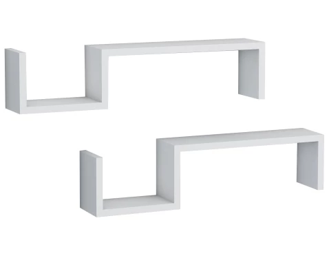 E-shop Sada 2 ks políc Linea 58 cm, biela%