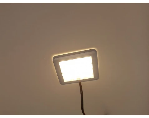 E-shop Bodové LED osvetlenie (1 ks) Square, teplá biela%