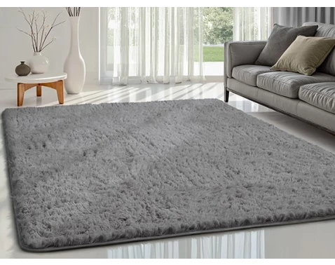 Koberec Fluffy Shaggy 160x220 cm, šedý%