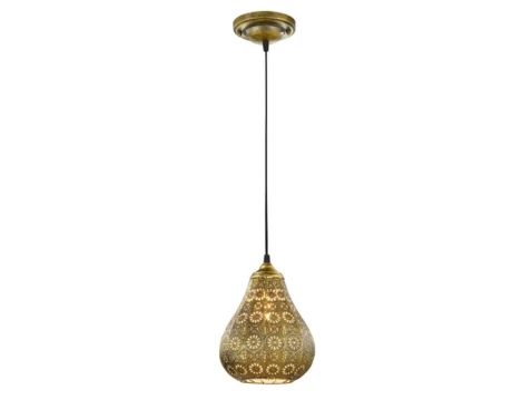 Stropná lampa Jasmin 303700104, mosadzná%