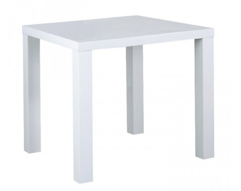 Jedálenský stôl Festim 80x80 cm, biely%