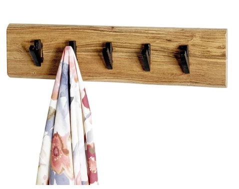 E-shop Věšiak na stenu Riviera, šírka 60 cm, masivna akácia%