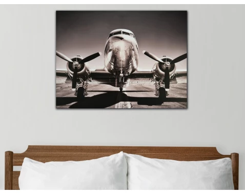 E-shop Obraz na plátne Vintage lietadlo, 80x60 cm%