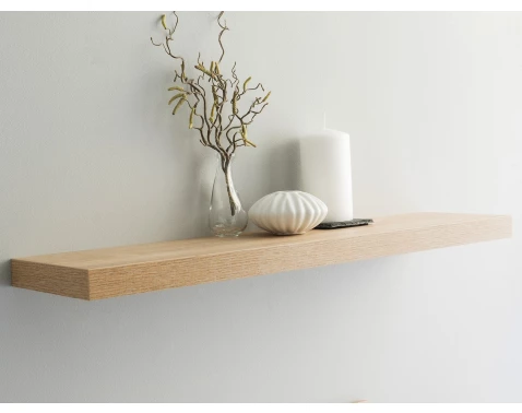 E-shop Polica na stenu Shelvy 80 cm, dub sonoma%