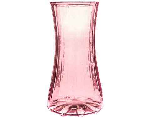 Sklenená váza Nigella 23,5 cm, ružová%