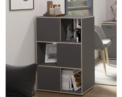 Priestorový regál Futura, antracit/dub sonoma%