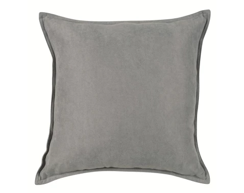 E-shop Dekoračný vankúš Bravo 45x45 cm, strieborný s lemom%