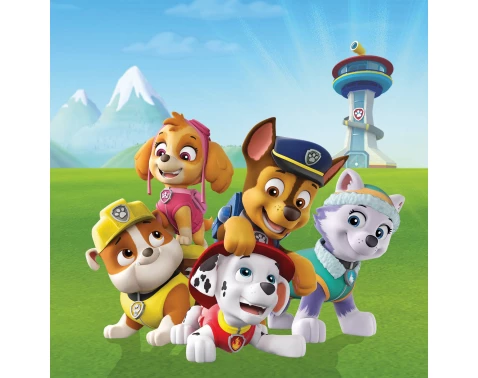 E-shop Detský obraz Paw Patrol veža, 35x35 cm%