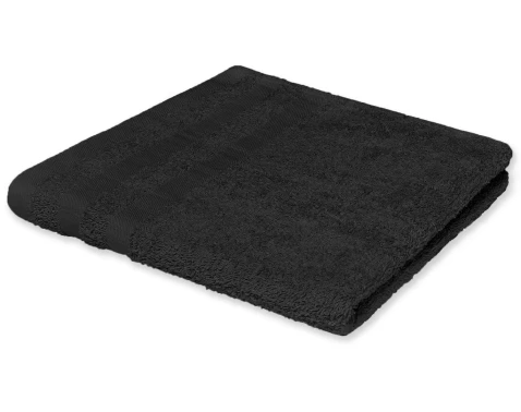 E-shop Uterák California 50x100 cm, čierne froté%