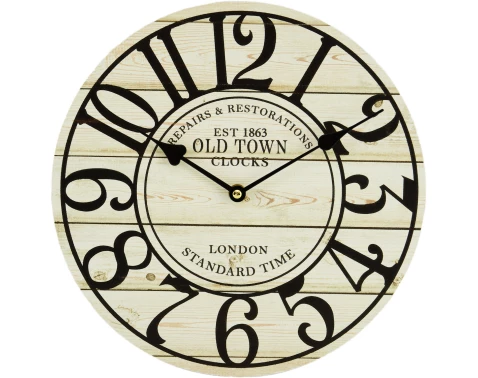 Nástenné hodiny Old Town 30 cm, MDF%
