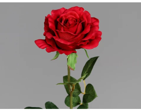 E-shop Umelá kvetina Ruža 58 cm, červená%