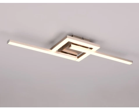 Stropné/nástenné osvetlenie LED Viale, matný nikel%